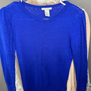 H&M Royal blue pullover sweater